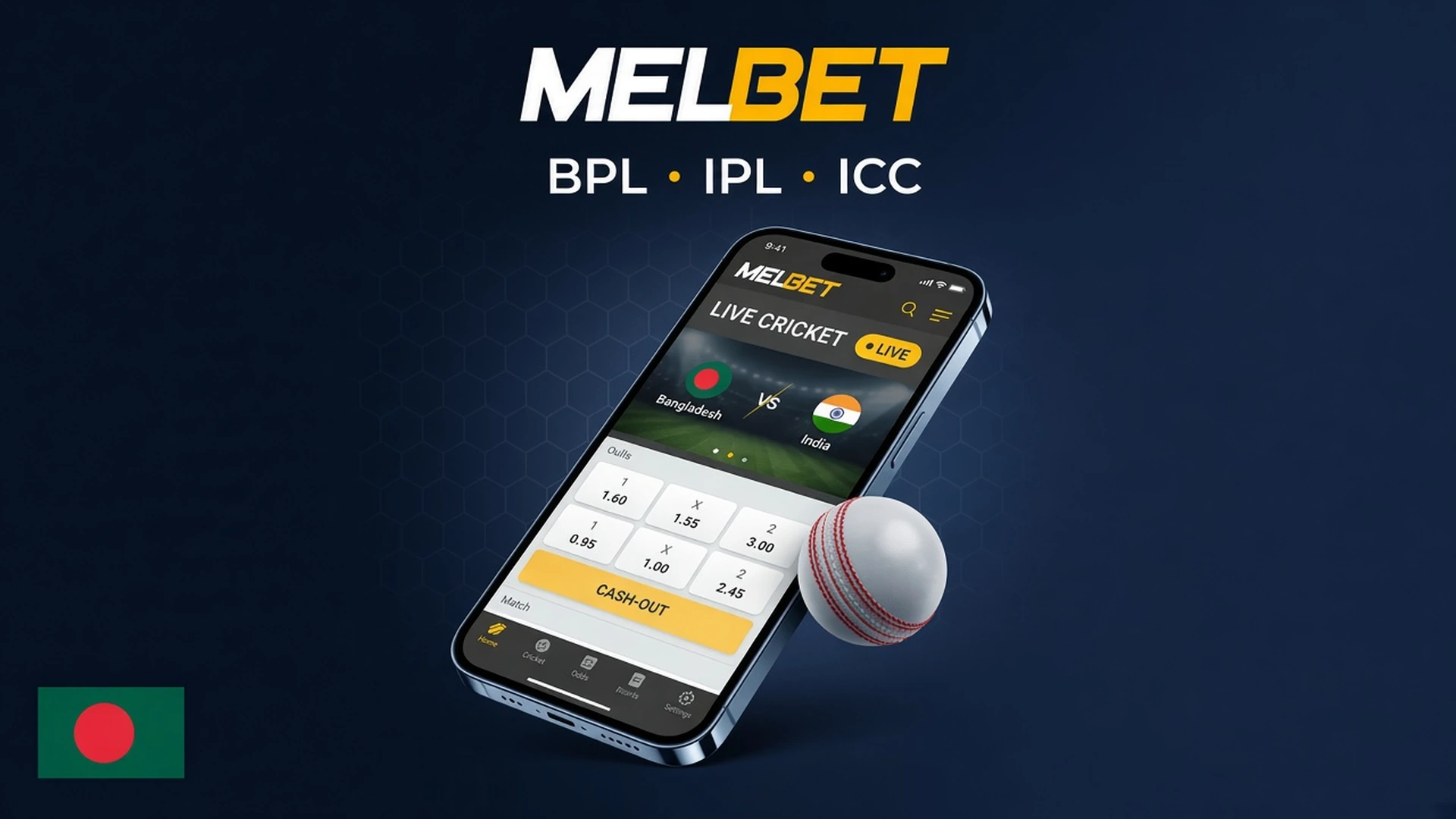 Melbet BD cricket sportsbook live odds